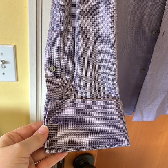 EUC Men’s Banana Republic Non-Iron Slim Fit Shirt (neck 16-16.5, L) - Picture 4 of 8